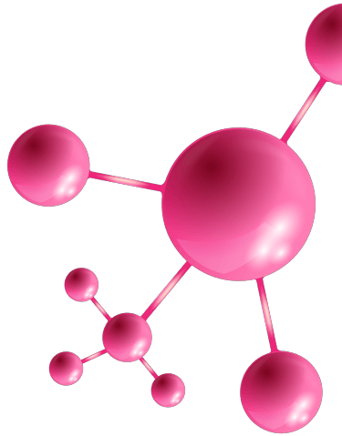 pink molecule